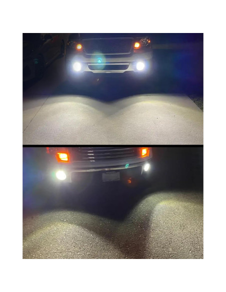 Bombillas LED Antiniebla H10 9145 6000K MEALAM - Paquete de 2