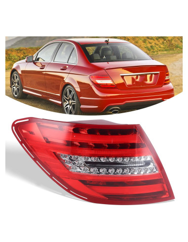 Luz Trasera Izquierda YEQSHNG para Mercedes Benz W204 2011-2014