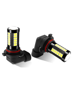 Bombillas Antiniebla LED 9006 FEDOEY 2 PCS 1500 Lúmenes Blanco