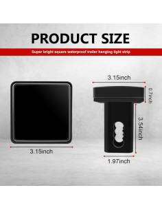 Luz de Freno LED Eratus 15 LEDs 35W Impermeable 12V Negro 2