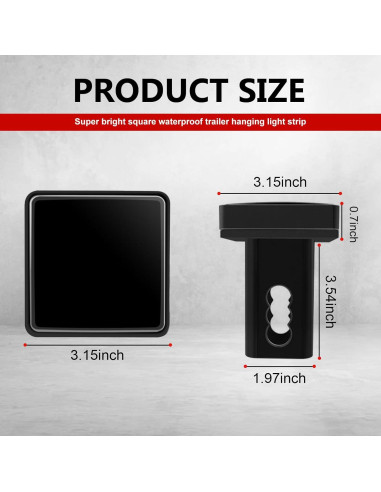 Luz de Freno LED Eratus 15 LEDs 35W Impermeable 12V Negro