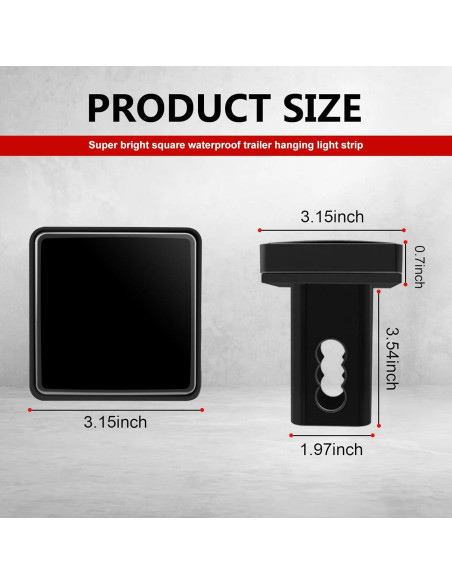 Luz de Freno LED Eratus 15 LEDs 35W Impermeable 12V Negro