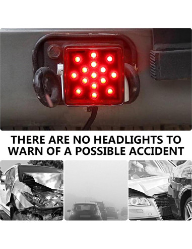 Luz de Freno LED Eratus 15 LEDs 35W Impermeable 12V Negro