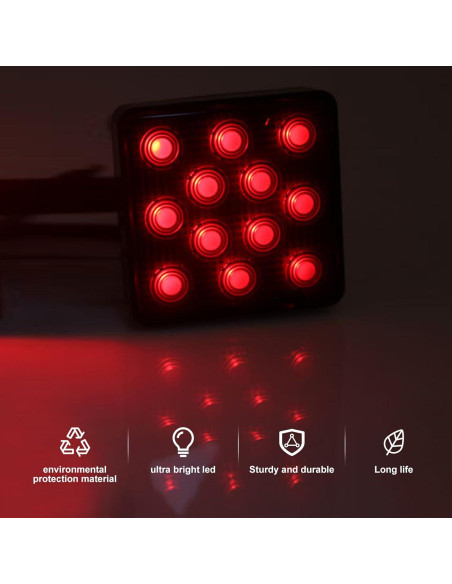 Luz de Freno LED Eratus 15 LEDs 35W Impermeable 12V Negro