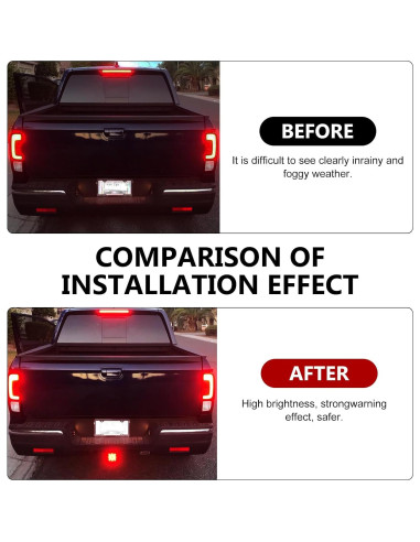 Luz de Freno LED Eratus 15 LEDs 35W Impermeable 12V Negro