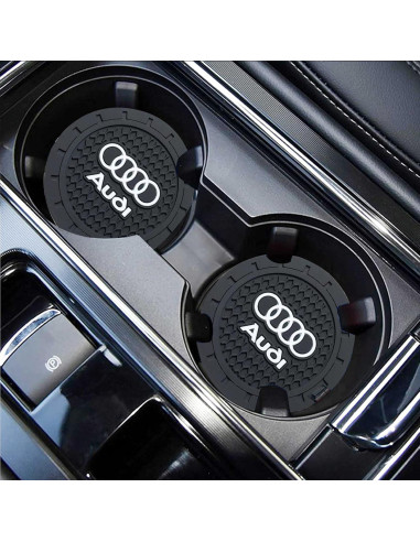 Posavasos de Silicona para Coche YUIQIEUY - 2 Piezas 7 cm