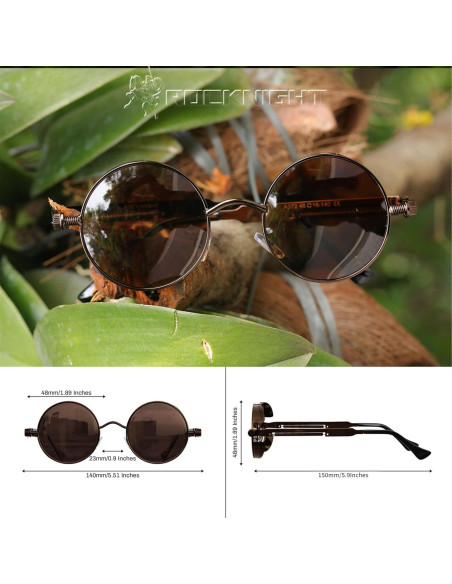 Gafas de Sol Góticas Steampunk ROCKNIGHT UV400 Unisex