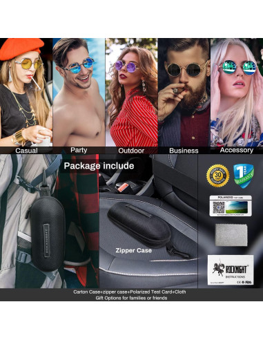 Gafas de Sol Góticas Steampunk ROCKNIGHT UV400 Unisex