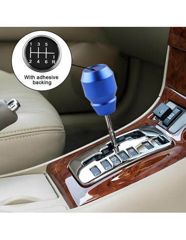 Perilla de Cambio Zpana Azul para Auto Manual y Automático