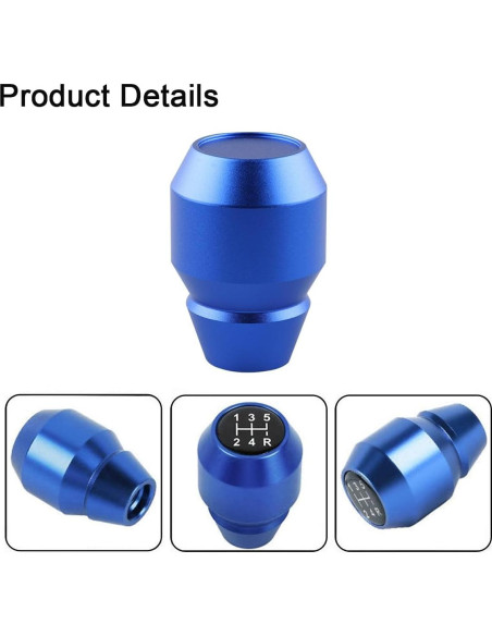 Perilla de Cambio Zpana Azul para Auto Manual y Automático