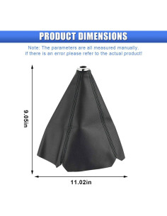 Cubierta de Polvo para Perilla de Cambio Tuxihapp Negro 28x23cm 2