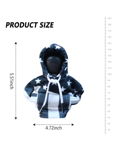 Cubierta de Palanca de Cambios Stacool Sudadera Bandera USA