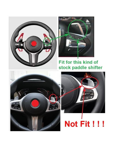 Palanca de Cambio NeekTail para BMW 2013-2019 Aluminio Rojo