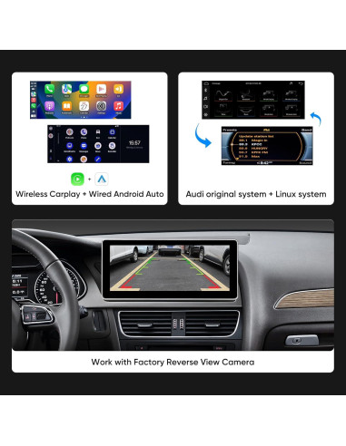 Pantalla Táctil 10.25" AINAVI para Audi A4 A5 S4 S5 2009-2016