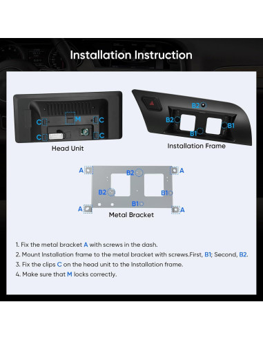 Pantalla Táctil 10.25" AINAVI para Audi A4 A5 S4 S5 2009-2016