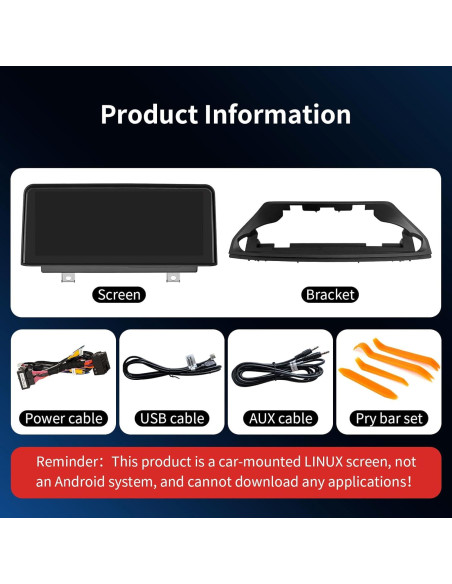 Pantalla Táctil 10.25" CarPlay/Android Auto BMW X1 F48/F49