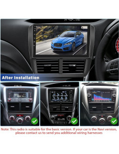 Estéreo de Coche Android 11 SIXWIN 9" para Subaru 2008-2012 2