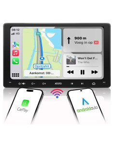 Estéreo de Coche ATOTO F7 Doble Din 9" CarPlay/Android Auto