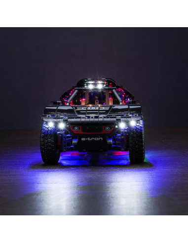 Kit de Iluminación LED BrickBling para LEGO Technic Audi RS Q e-tron 42160