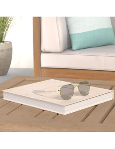 Gleyemor Gafas de Sol Aviador Polarizadas Hombres 55mm 2