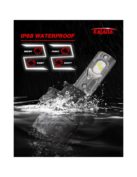 Bombilla de Niebla KATANA H13 70W 16000 Lúmenes 6500K
