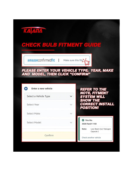 Bombilla de Niebla KATANA H13 70W 16000 Lúmenes 6500K