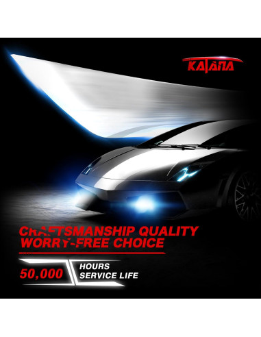 Bombilla de Niebla KATANA H13 70W 16000 Lúmenes 6500K