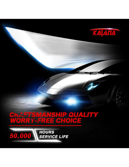 Bombilla de Niebla KATANA H13 70W 16000 Lúmenes 6500K