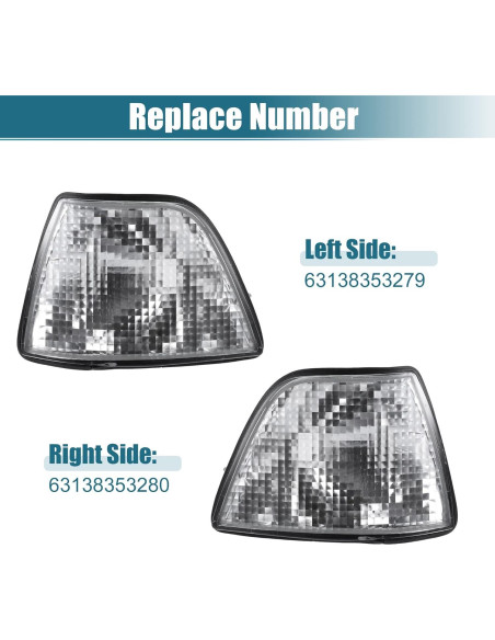 Lámpara de Señal de Giro Delantera BMW E36 X AUTOHAUX