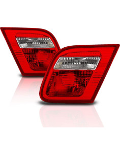 Luces Traseras Rojas/Transparentes AmeriLite para BMW E46 2 Puertas 2