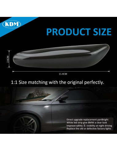 Luces de Marcador Lateral LED KDM para BMW E90 E91 E92 E93