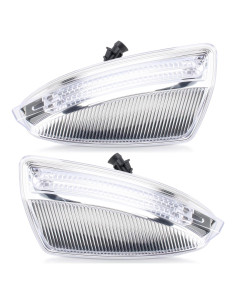 Luz de señal de giro LED AUTOKAY para espejo Mercedes W204 2PCS