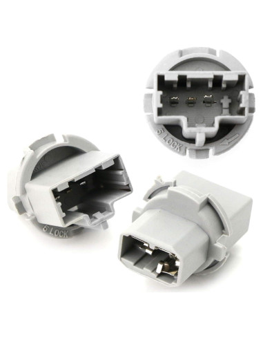 Adaptador de Luz de Freno y Cola iJDMTOY 7443 Rojo para Acura y Honda