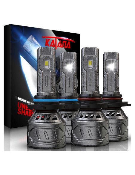 KATANA Combo de Luz Antiniebla 9005 9006 16000 Lúmenes 6500K