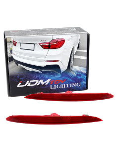 Lentes de Reflector Rojo iJDMTOY para BMW X4 2015-2018