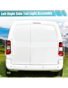 Lentes de Luz Trasera uxcell para Peugeot Partner y Citroen Berlingo 2012-2019 2
