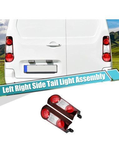 Lentes de Luz Trasera uxcell para Peugeot Partner y Citroen Berlingo 2012-2019