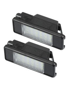 Luz de Placa LED X AUTOHAUX para Peugeot 207/208/308 - Blanca