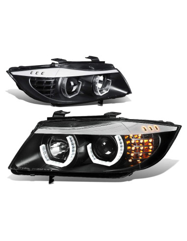 Faros Halo LED Auto Dynasty para BMW E90 320i 2009-2012