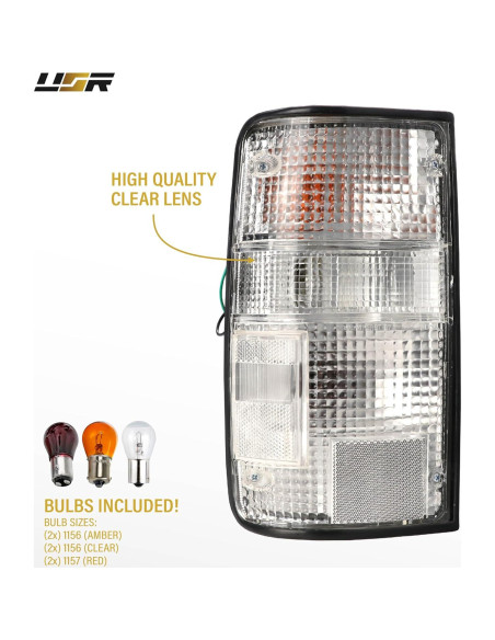 Lámparas Traseras USR para Toyota Pick Up 1989-1995 - Par