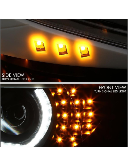 Faros Halo LED Auto Dynasty para BMW E90 320i 2009-2012