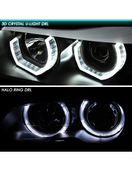 Faros Halo LED Auto Dynasty para BMW E90 320i 2009-2012