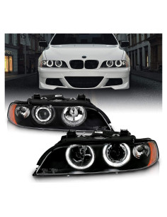 Juego de Faros Halógenos AmeriLite E39 para BMW 5 Series 97-00