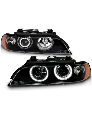 Juego de Faros Halógenos AmeriLite E39 para BMW 5 Series 97-00