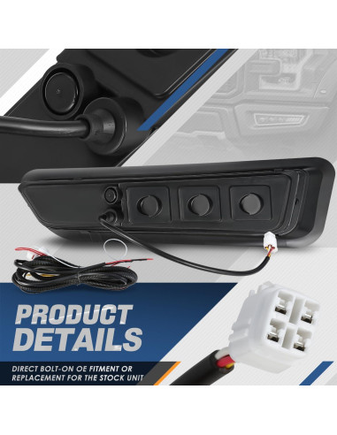 Luces de Niebla LED Auto Dynasty Tri-Proyector para Ford F150 Raptor 2017-2020