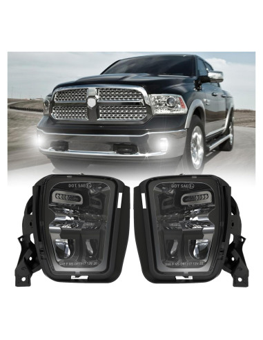 Luces Antiniebla LED 4X4FLSTC para Dodge Ram 1500 2013-2020