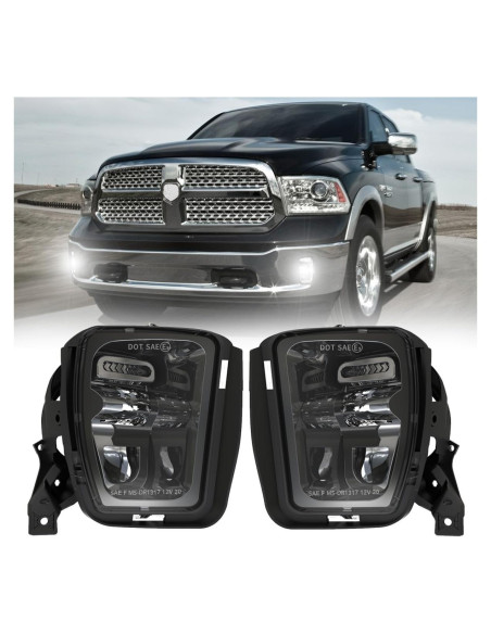Luces Antiniebla LED 4X4FLSTC para Dodge Ram 1500 2013-2020