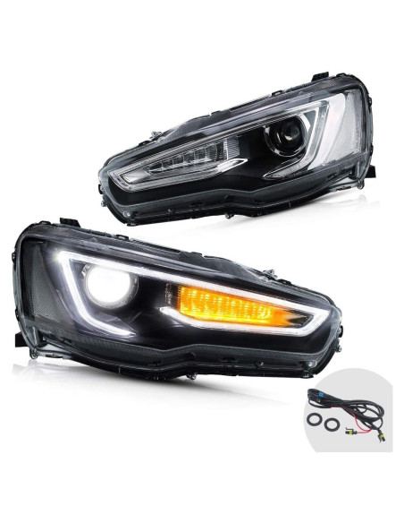 Faros Proyector LED YUANZHENG para Mitsubishi Lancer EVO X 2008-2017