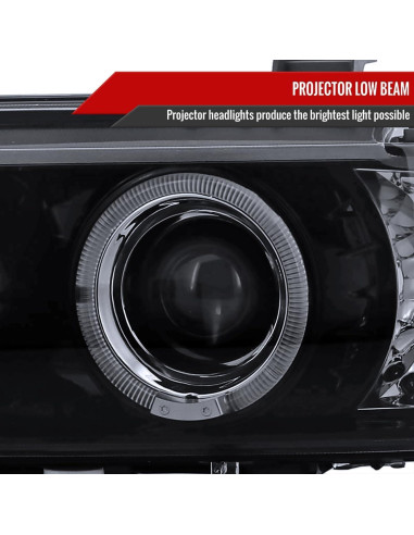 Faros Proyector Halo Duales Instyleparts para BMW E39 1996-2003