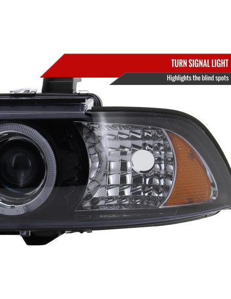 Faros Proyector Halo Duales Instyleparts para BMW E39 1996-2003